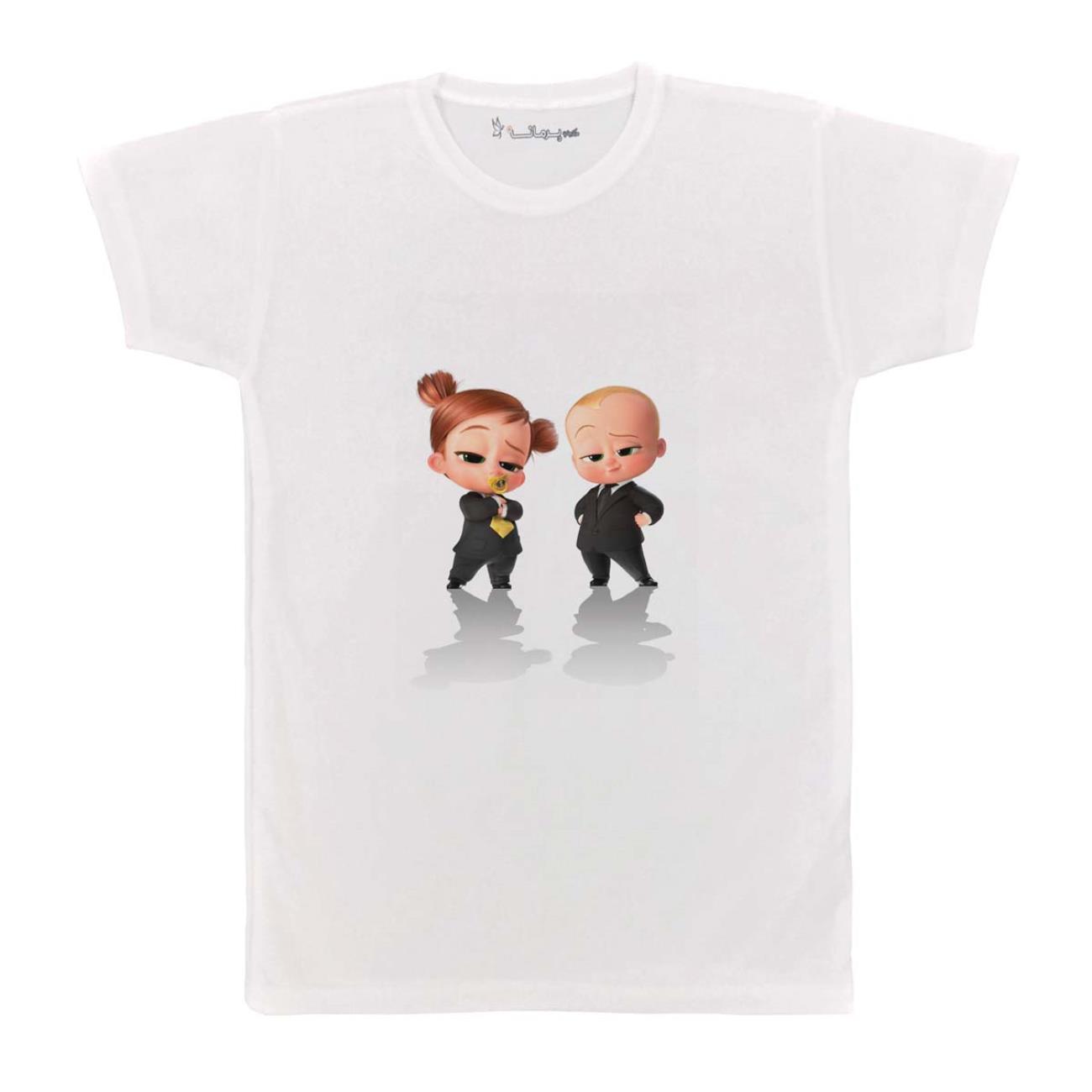 تی شرت بچگانه پرمانه طرح بچه رئیس کد pmt.4181