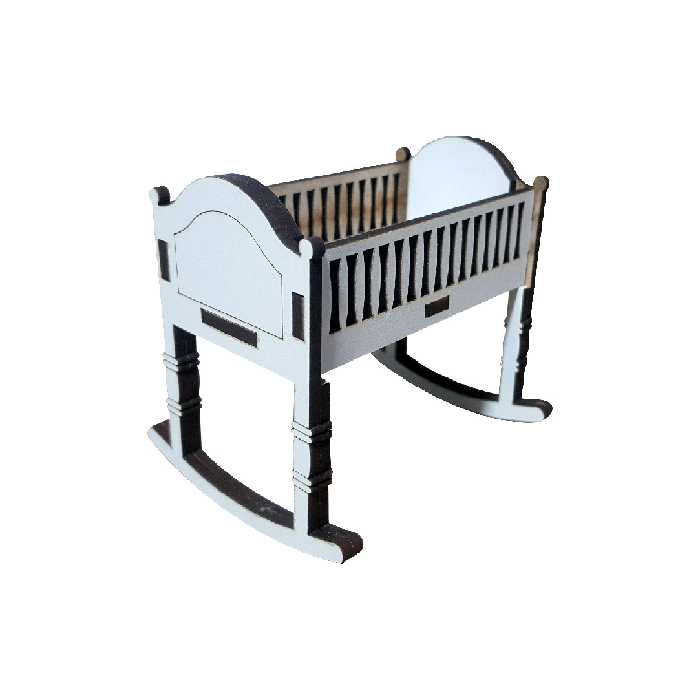 ماکت دکوری مدل تخت نوزاد کد70-6