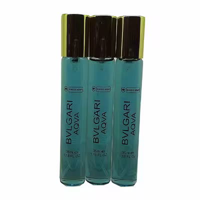 عطر جیبی سوئیس آرمی مدل آکوابولگاری حجم 35 میلی لیتر مجموعه 3 عددی
