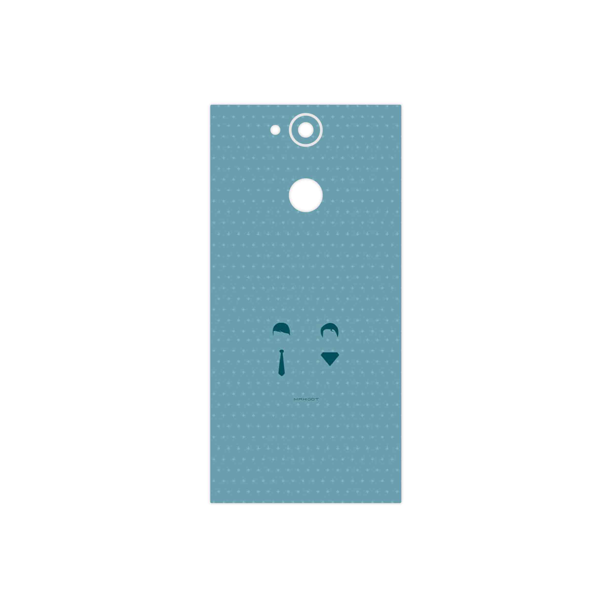 برچسب پوششی ماهوت مدل Minimal Miss and Mister مناسب برای گوشی موبایل سونی Xperia XA2