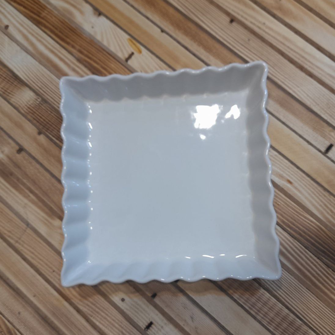 ظرف تارت سرامیکی مربع 