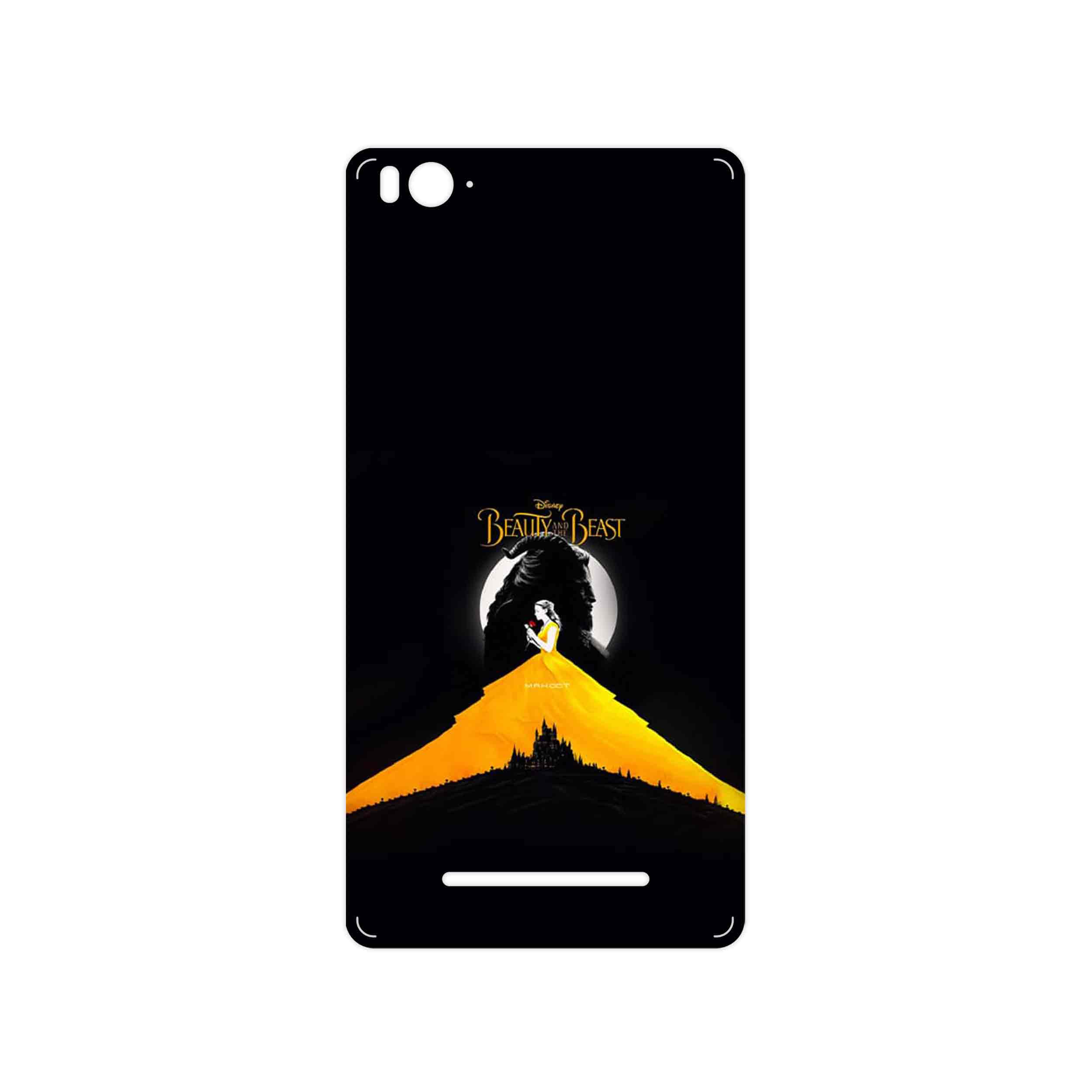 برچسب پوششی ماهوت مدل Beauty and the Beast مناسب برای گوشی موبایل شیائومی Mi 4i