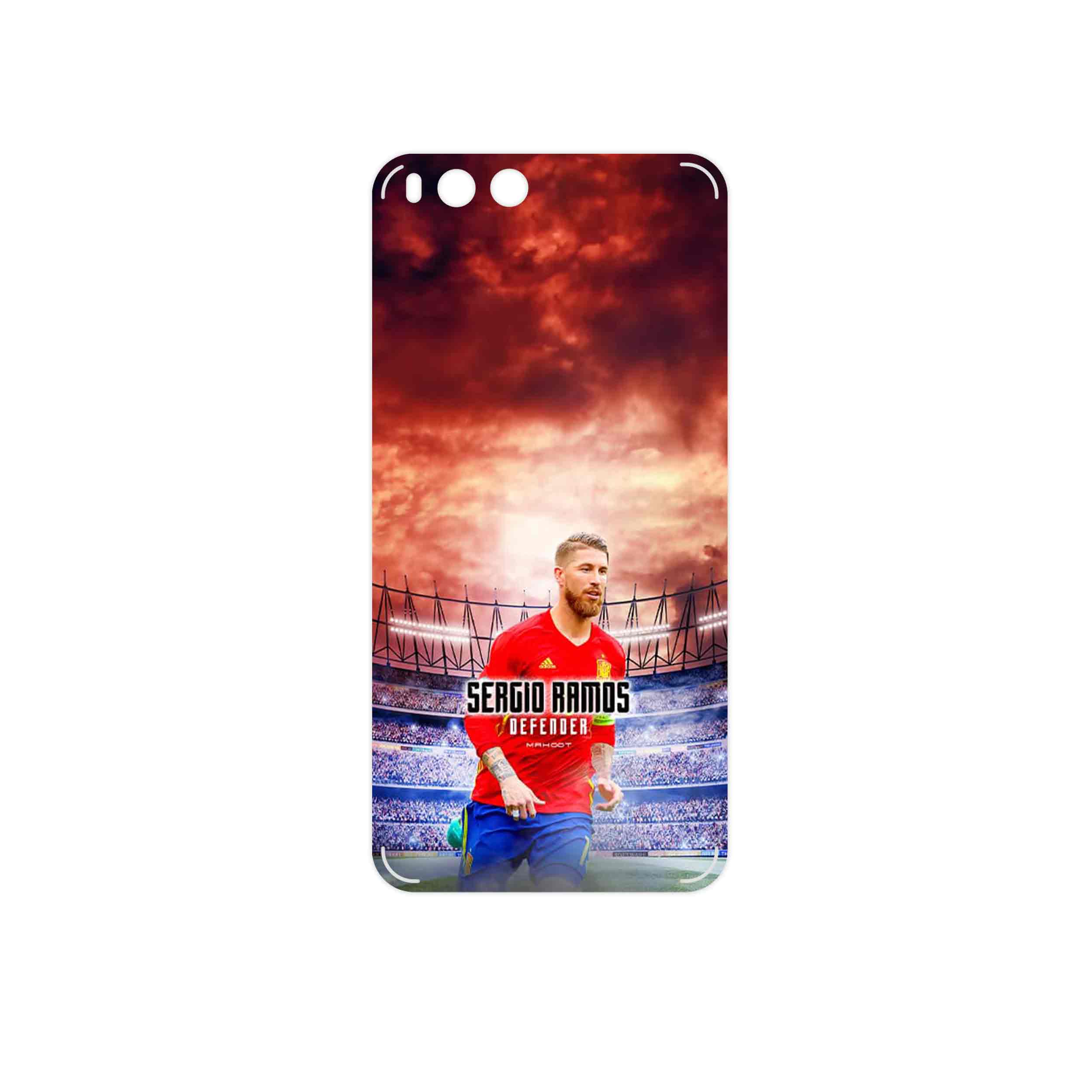 برچسب پوششی ماهوت مدل Sergio Ramos مناسب برای گوشی موبایل شیائومی Mi 6