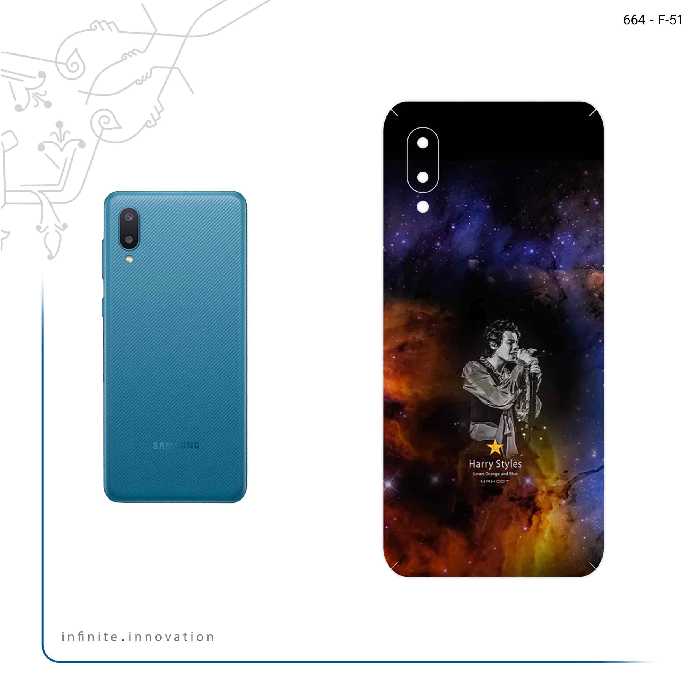 برچسب پوششی ماهوت مدل Harry Styles مناسب برای گوشی موبایل سامسونگ Galaxy M02
