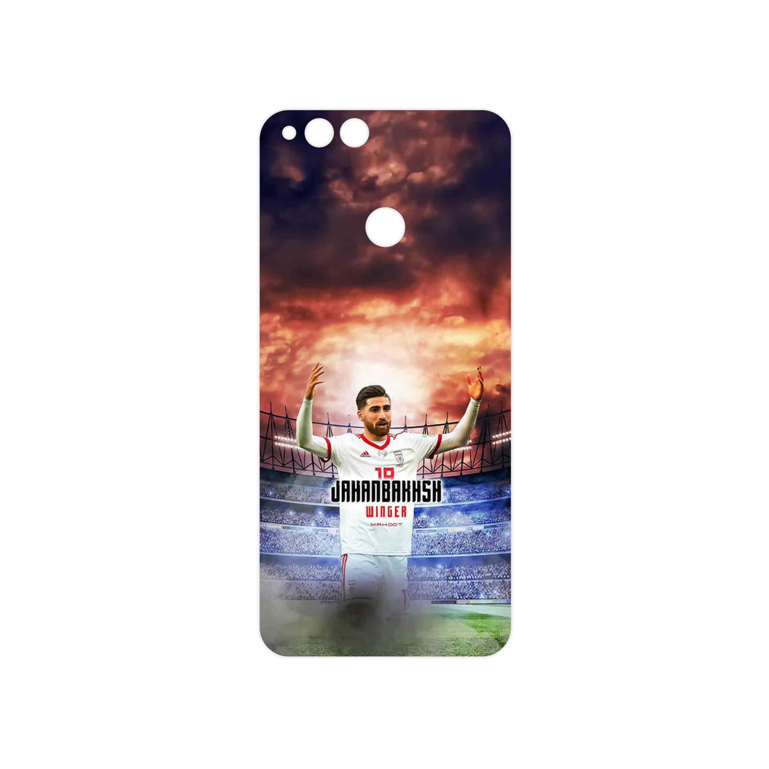 برچسب پوششی ماهوت مدل Alireza Jahanbakhsh مناسب برای گوشی موبایل آنر 7X