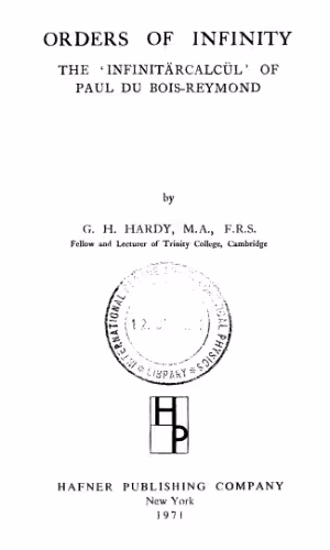 خرید و دانلود نسخه کامل کتاب Orders of infinity