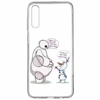 کاور طرح Olaf &amp; Baymax مناسب برای گوشی موبایل سامسونگ Galaxy A70 
