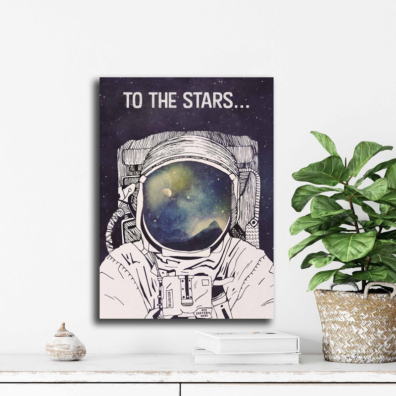 تابلو شاسی دنیای قاب مدل  فضا نورد | دنیای قاب