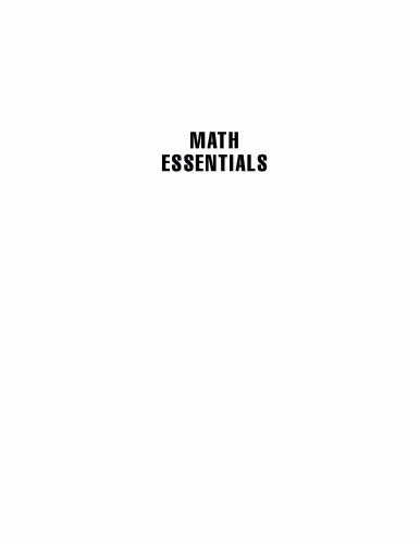 خرید و دانلود نسخه کامل کتاب Math Essentials (Basic Skills)