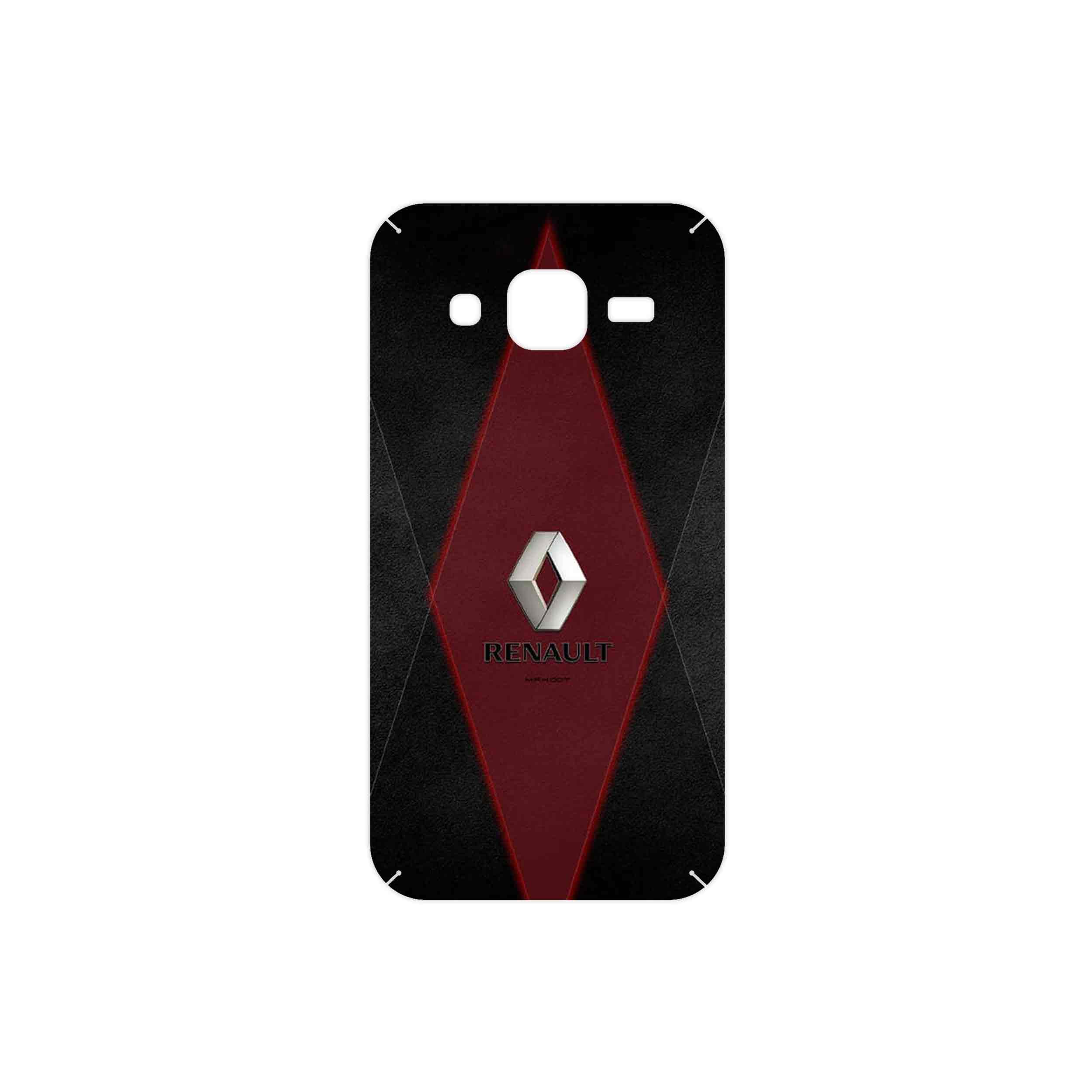 برچسب پوششی ماهوت مدل Renault مناسب برای گوشی موبایل سامسونگ Galaxy Core Prime