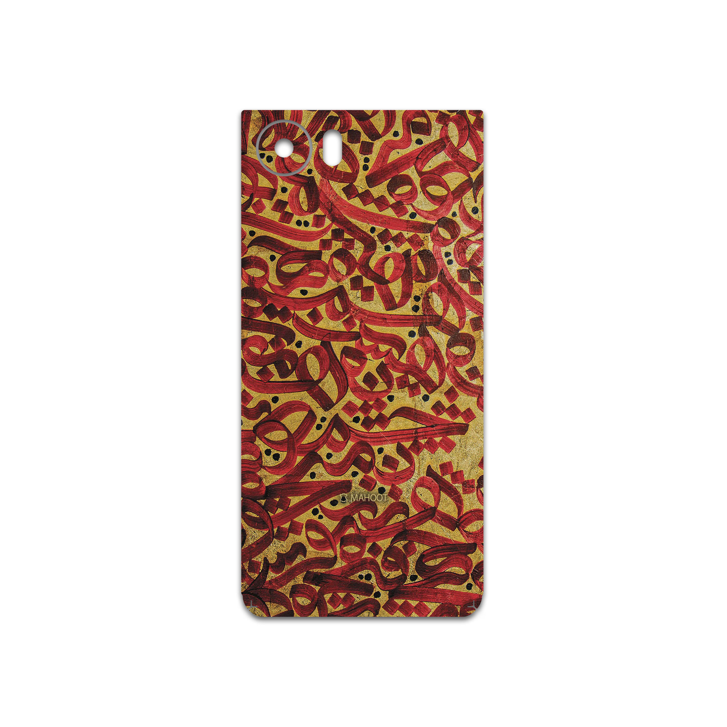 برچسب پوششی ماهوت مدل Nastaliq-6 مناسب برای گوشی موبایل بلک بری Keyone-DTEK70