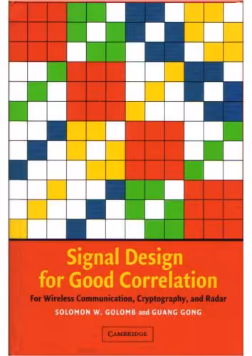 خرید و دانلود نسخه کامل کتاب Signal Desing for Good Correlation