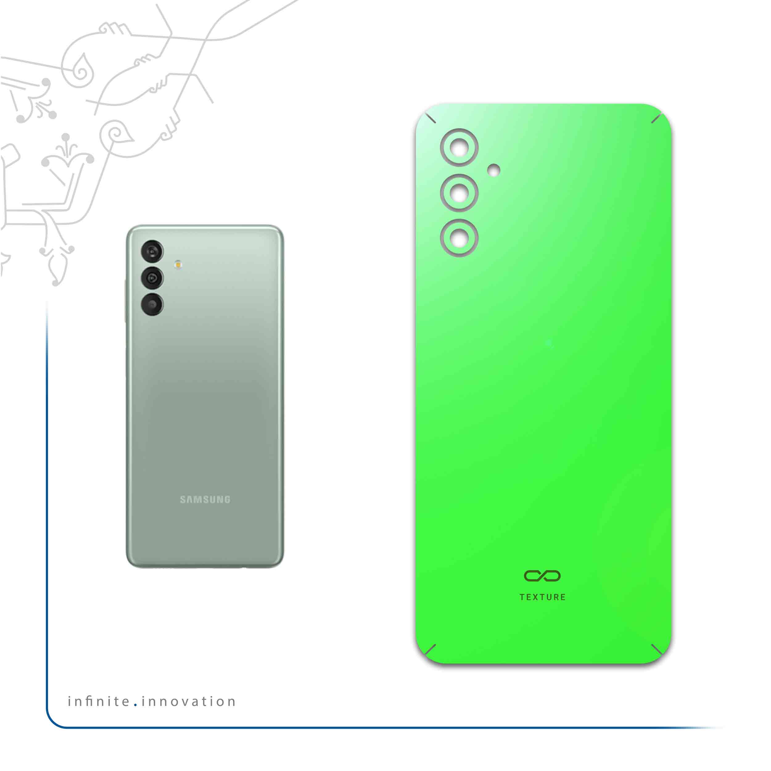 برچسب پوششی ماهوت مدل Fluorescence مناسب برای گوشی موبایل سامسونگ Galaxy M13 (India)