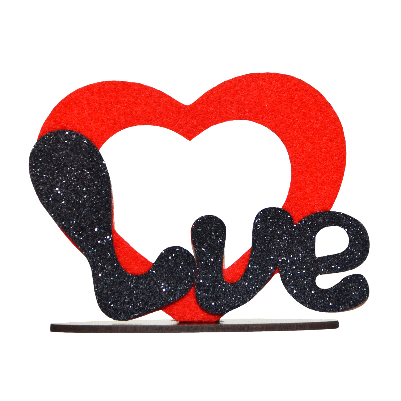 استند رومیزی تزیینی مدل قاب عکس طرح LOVE