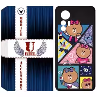 کاور یوریل مدل KSH کد 13 طرح Brown مناسب برای گوشی موبایل شیائومی 12 Lite