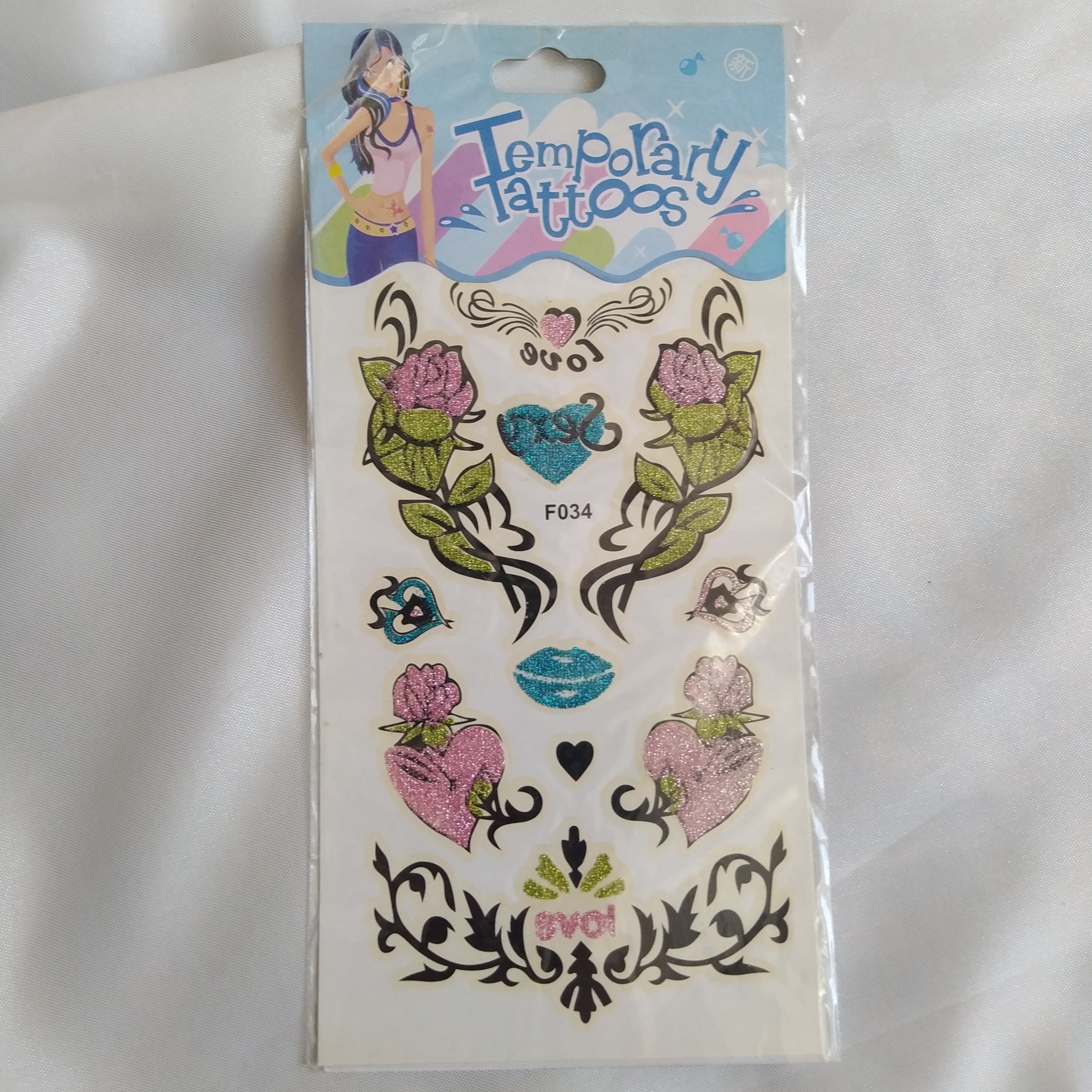 برچسب تتو موقت دخترانه