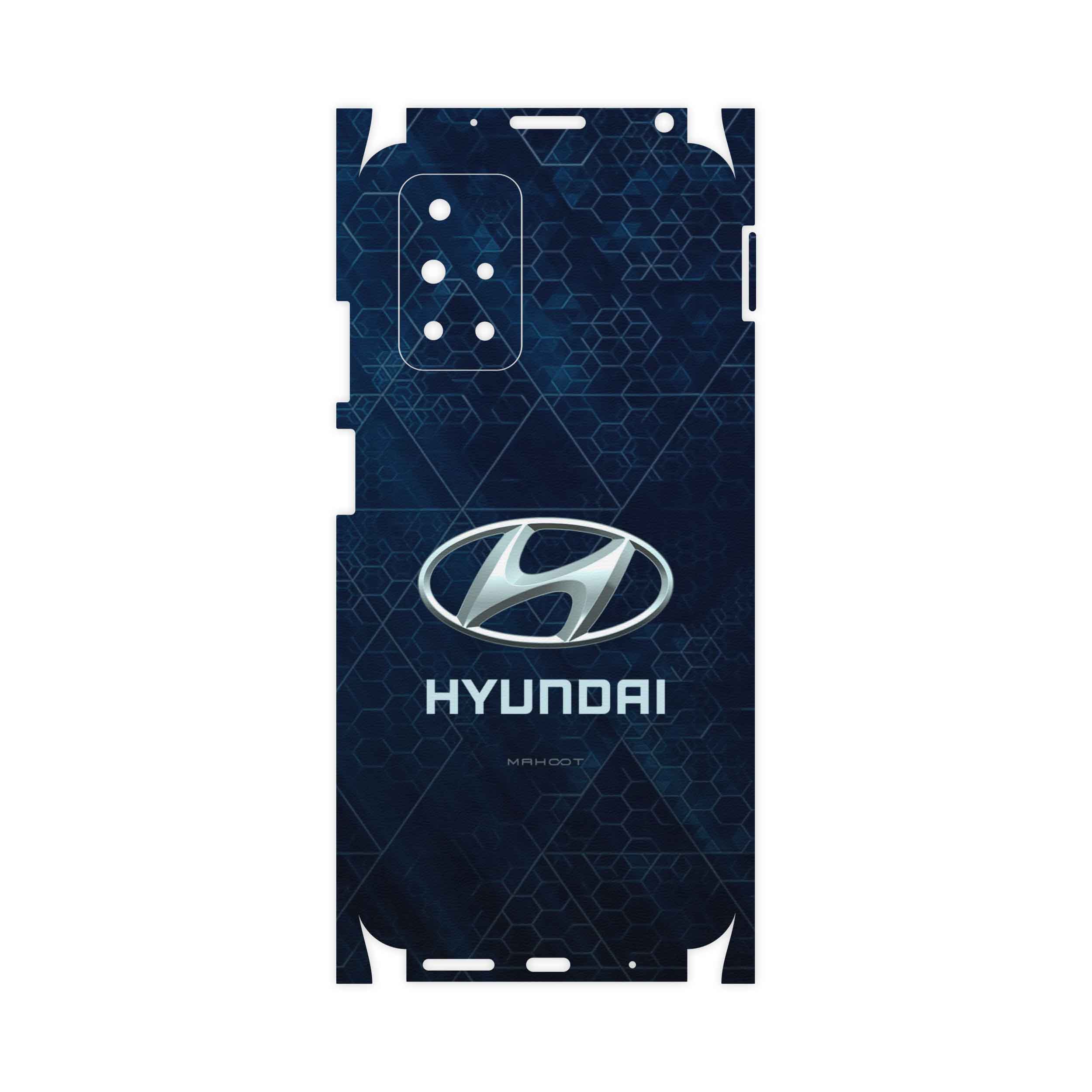 برچسب پوششی ماهوت مدل Hyundai-Logo-FullSkin مناسب برای گوشی موبایل شیائومی Redmi 10 Prime