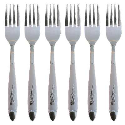 چنگال میوه خوری مدل mikhak مجموعه 6 عددی