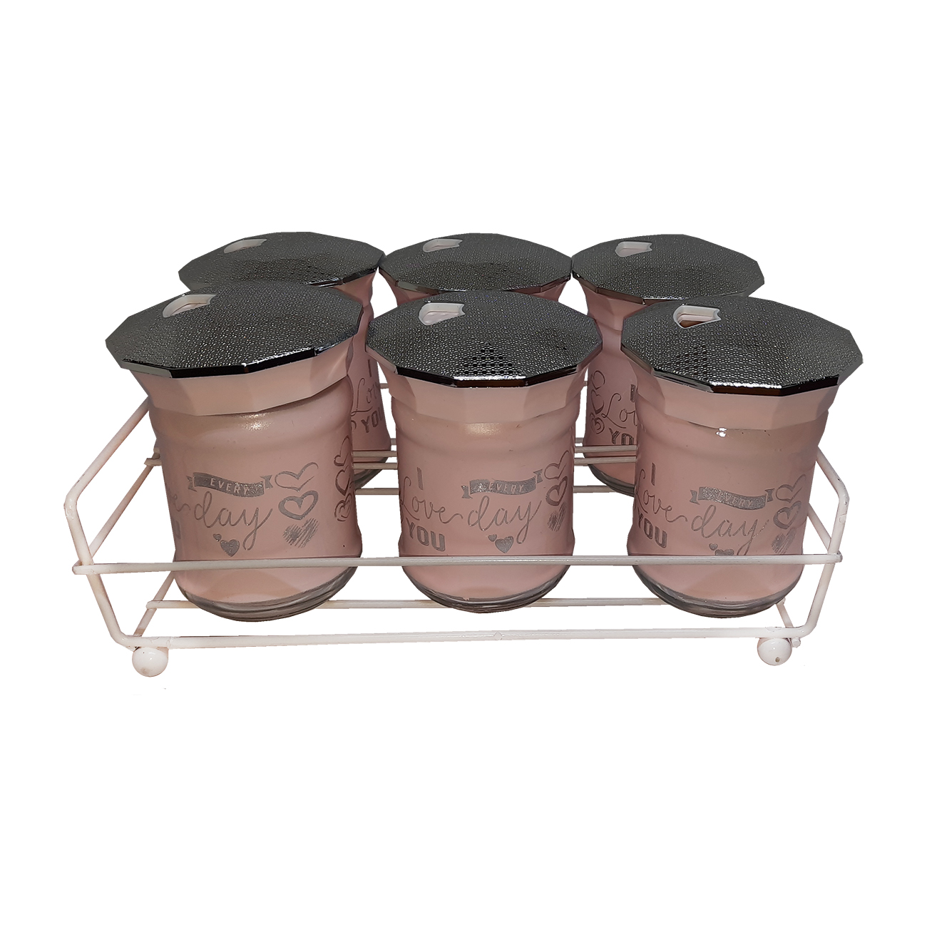 ست جا ادویه 6 پارچه مدل LO-12