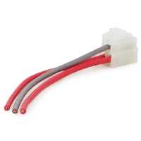 سوکت 3 خانه (3 فیش) مادگی موتورفن دو دور                                     پراید , برند دژپارت