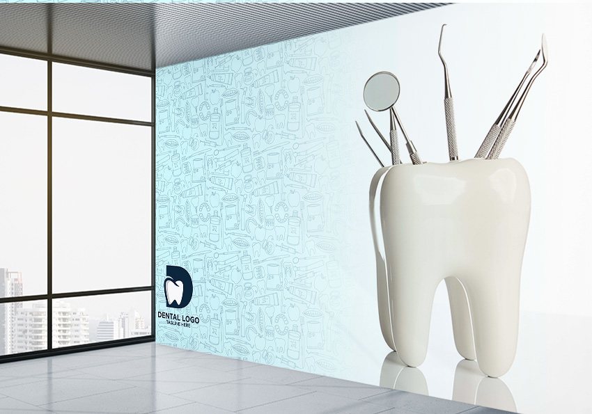 پوستر دیواری برای کلینیک دندانپزشکی BA-8566