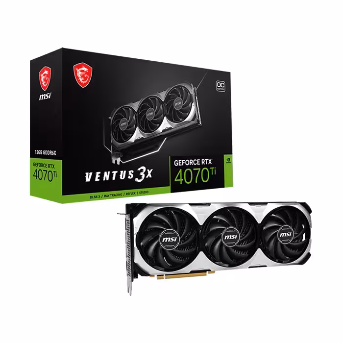 کارت گرافیک ام اس آی GeForce RTX 4070 TI VENTUS 3X OC 12GB