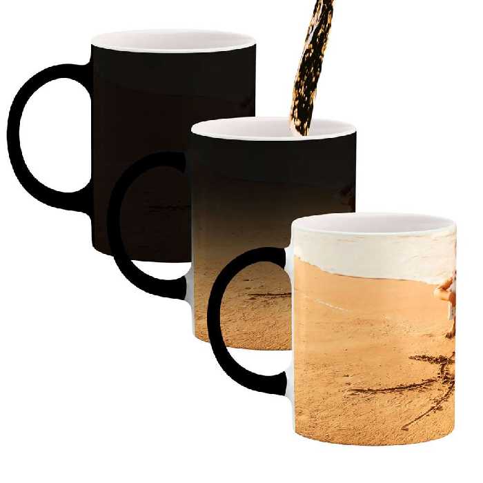 ماگ حرارتی طرح پسری در ساحل مدل mgh01216