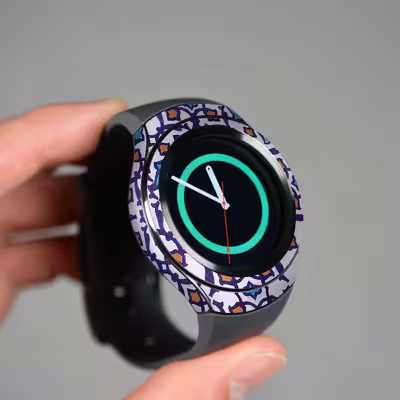 برچسب ماهوت طرح Homa_Tile مناسب برای ساعت هوشمند سامسونگ Galaxy Gear S2