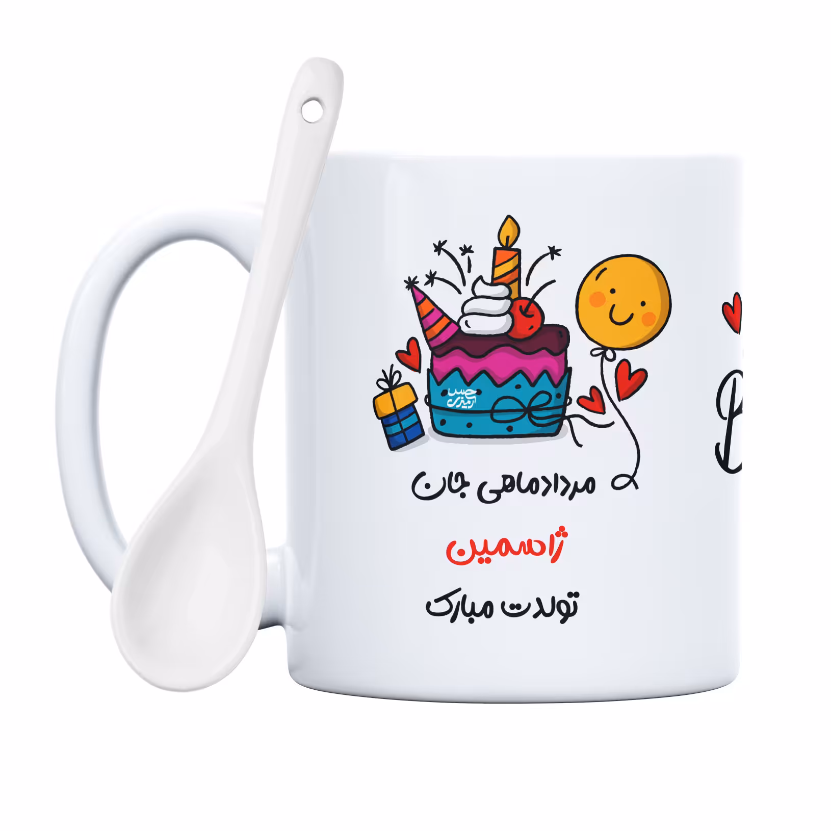 ماگ حس آمیزی طرح مردادماهی جان مدل ژاسمین