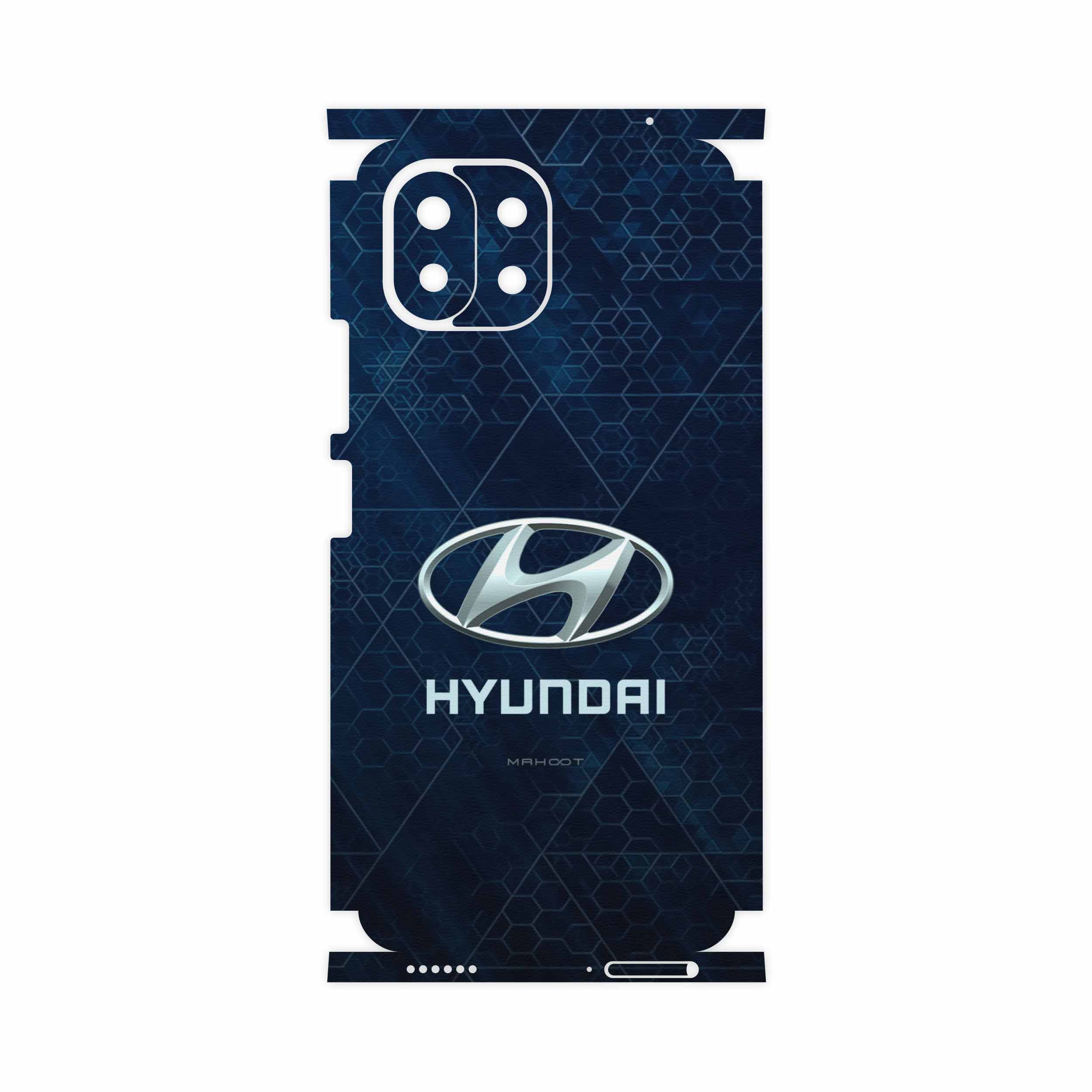 برچسب پوششی ماهوت مدل Hyundai-Logo-FullSkin مناسب برای گوشی موبایل شیائومی MI 11 LITE
