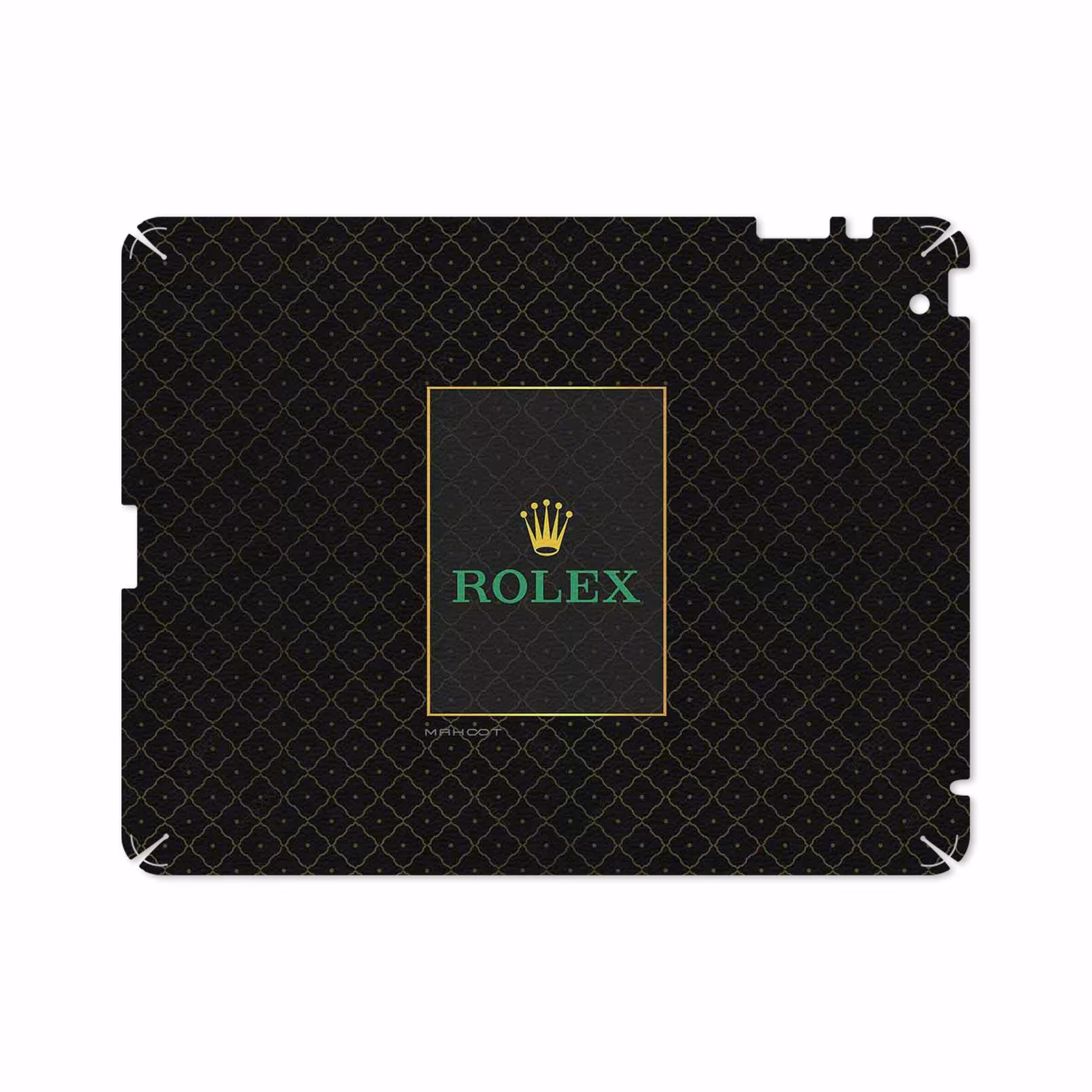 برچسب پوششی ماهوت مدل Rolex-Logo مناسب برای تبلت اپل iPad 2 2011 A1396