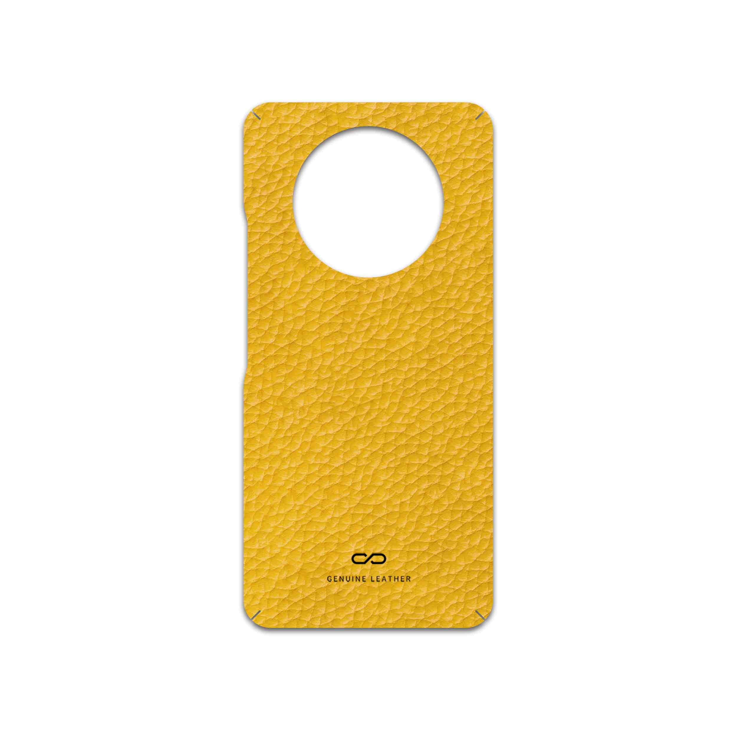 برچسب پوششی ماهوت مدل Mustard-Leather مناسب برای گوشی موبایل آنر X9 5G