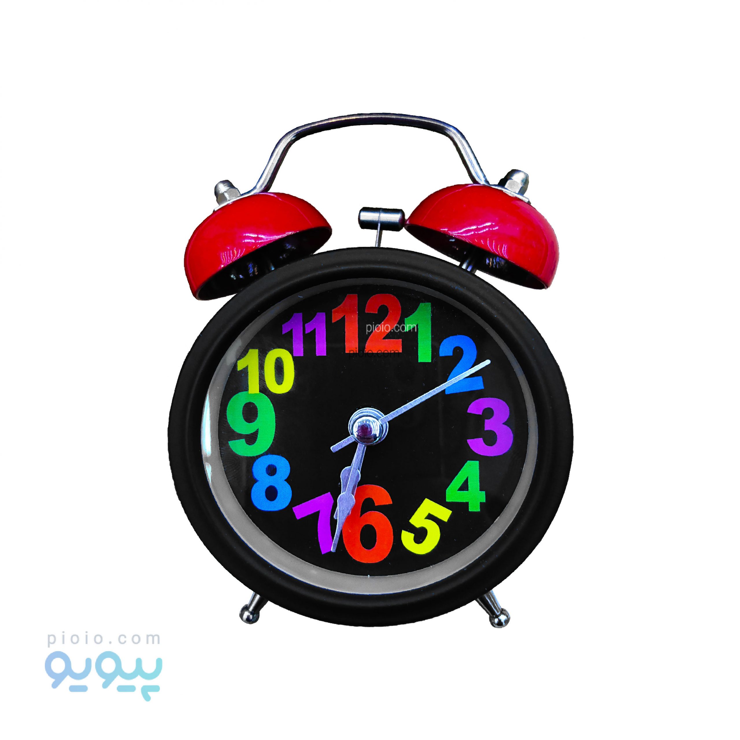 ساعت رومیزی زنگ دار کوچک مشکی عمده و کارتنی
