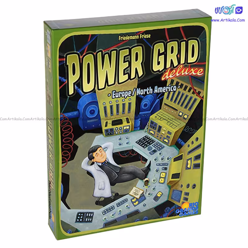 بازی فکری پاور گرید نسخه لوکس Power Grid Deluxe