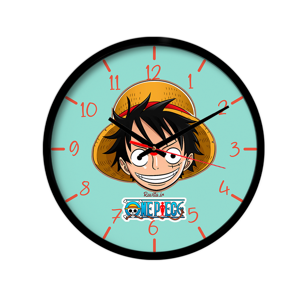 ساعت‌ دیواری رومیزی راویتا طرح لوفی کد 3474