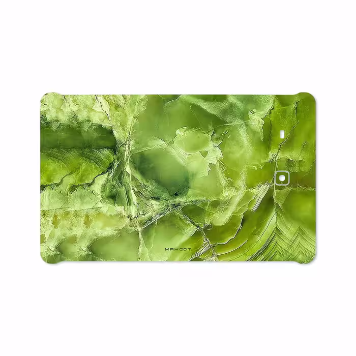 برچسب پوششی ماهوت مدل Green Crystal Marble مناسب برای تبلت سامسونگ Galaxy Tab E 9.6 2015 T561