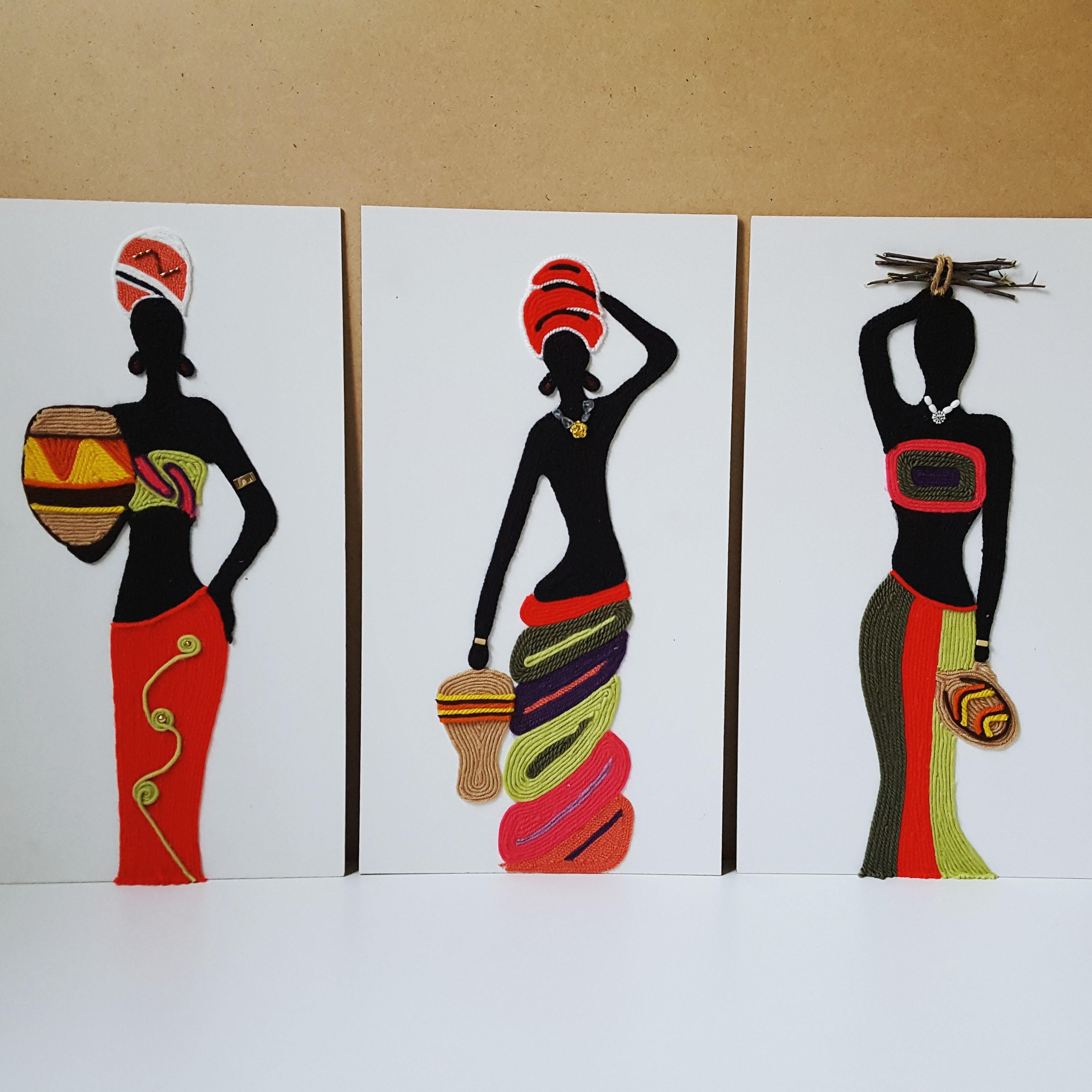 تابلو دکوراتیو3 تیکه (25 در 45 ) 