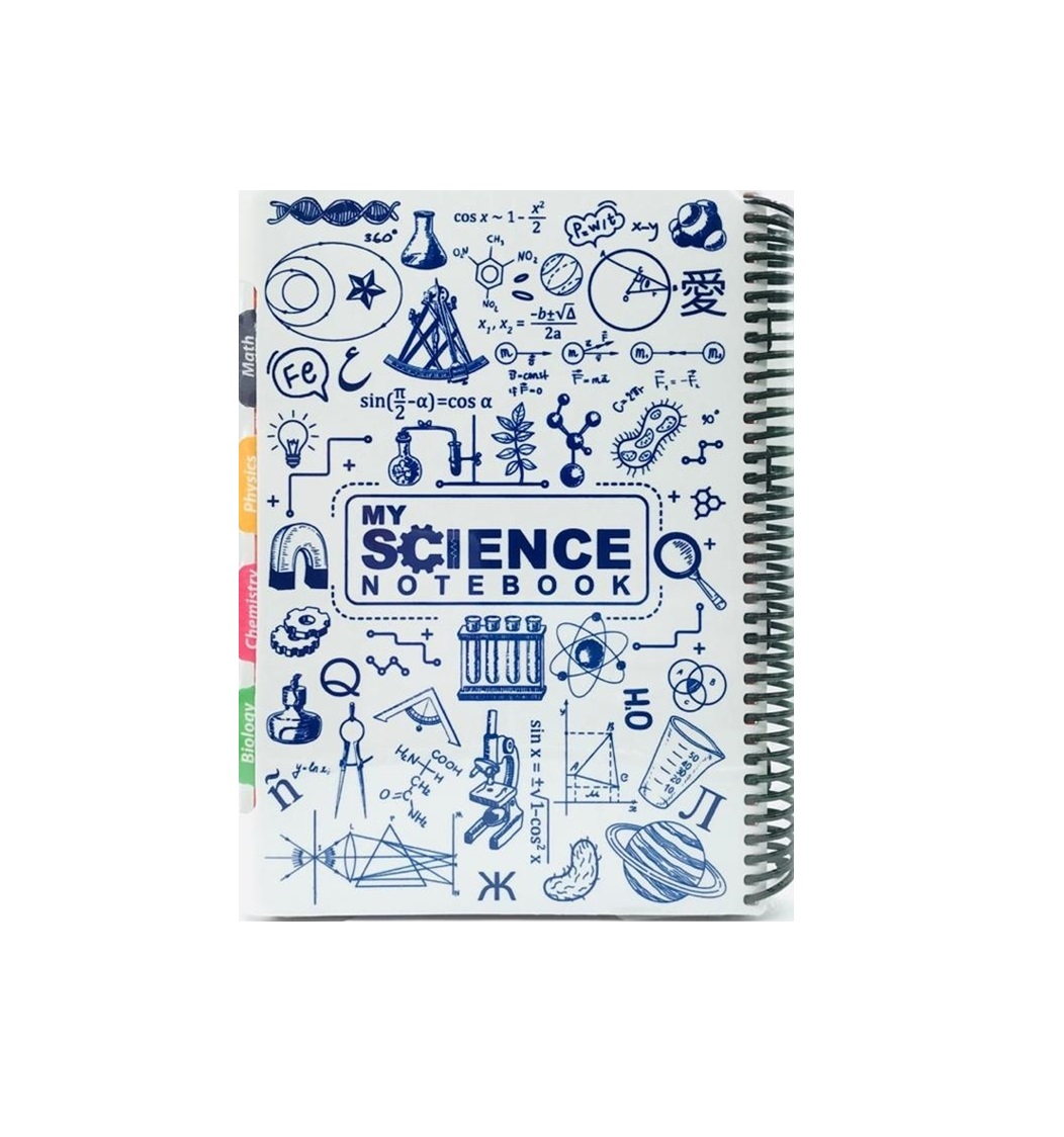 دفتر وزیری 120 برگ دات نوت مدل my science