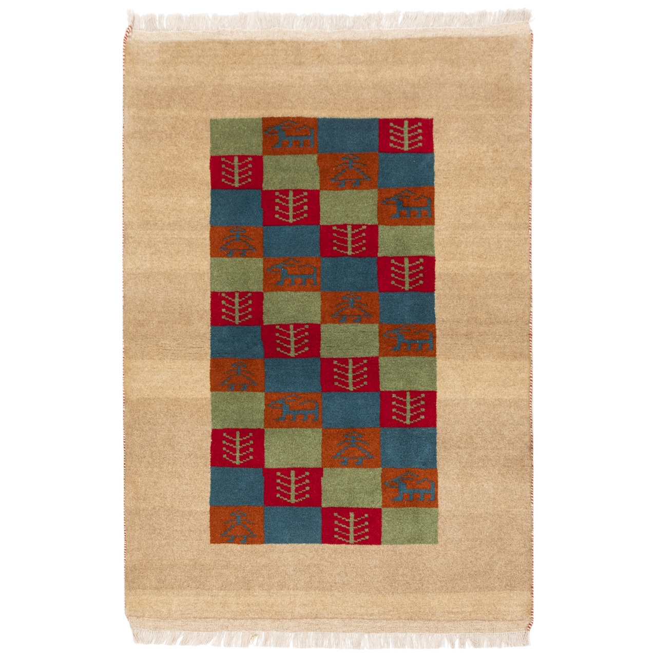 گبه دستباف ذرع و نیم سی پرشیا کد 171890