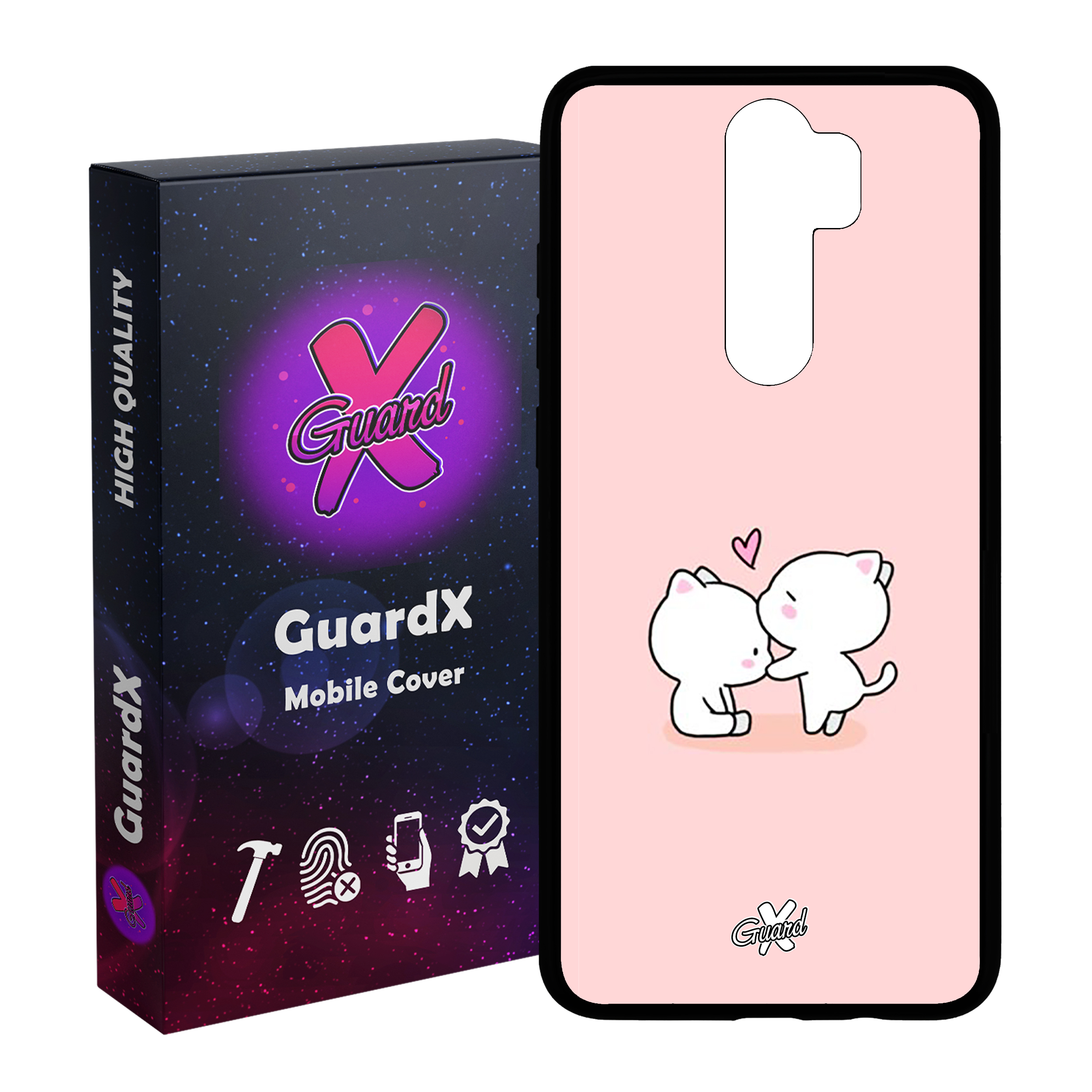 کاور گارد ایکس طرح عشق مدل Glass10373 مناسب برای گوشی موبایل شیائومی Redmi Note 8 Pro