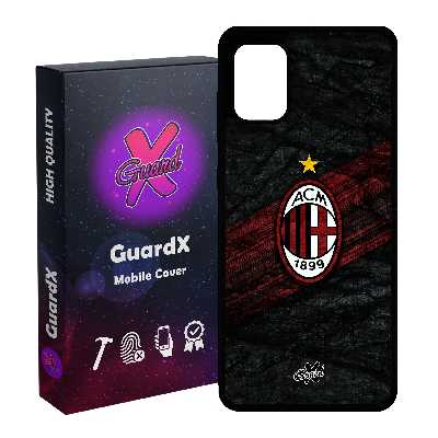 کاور گارد ایکس طرح AC Milan مدل Glass10057 مناسب برای گوشی موبایل سامسونگ Galaxy A51