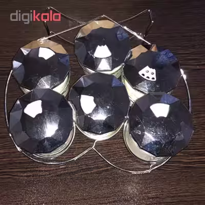 ست ادویه 6 پارچه طرح قلب کمیکس مدل 505 کد 101113