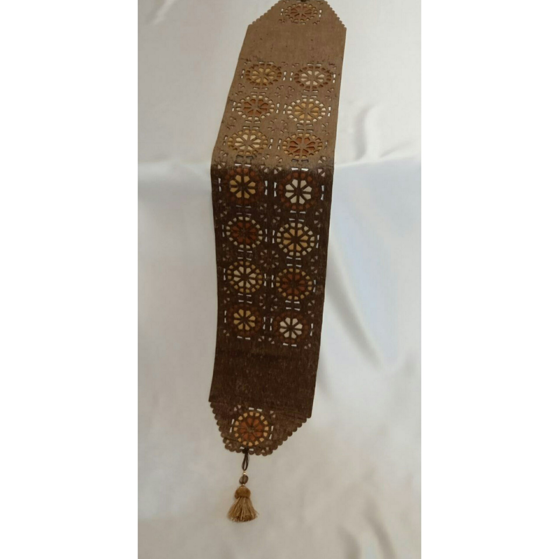 رومیزی و رانر، طرح اورسی، منگوله دار(پس کرایه)