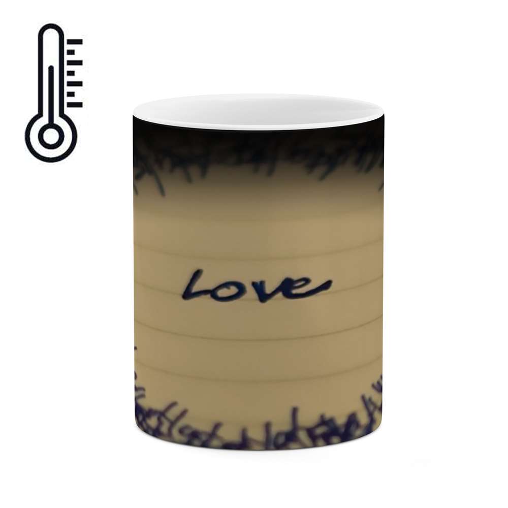 ماگ حرارتی طرح Love مدل mgh03193