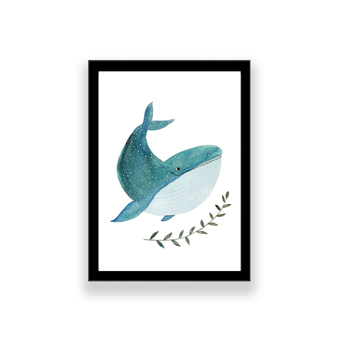 تابلو طرح فانتزی نهنگ 