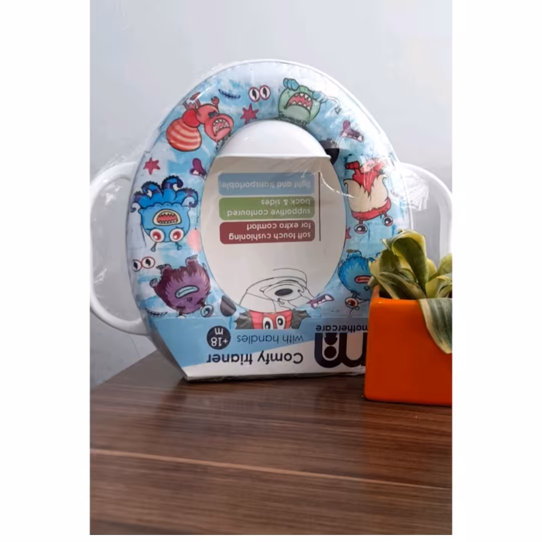 تبدیل توالت مادرکر mothercare طرح عروسکی comfy trainer
