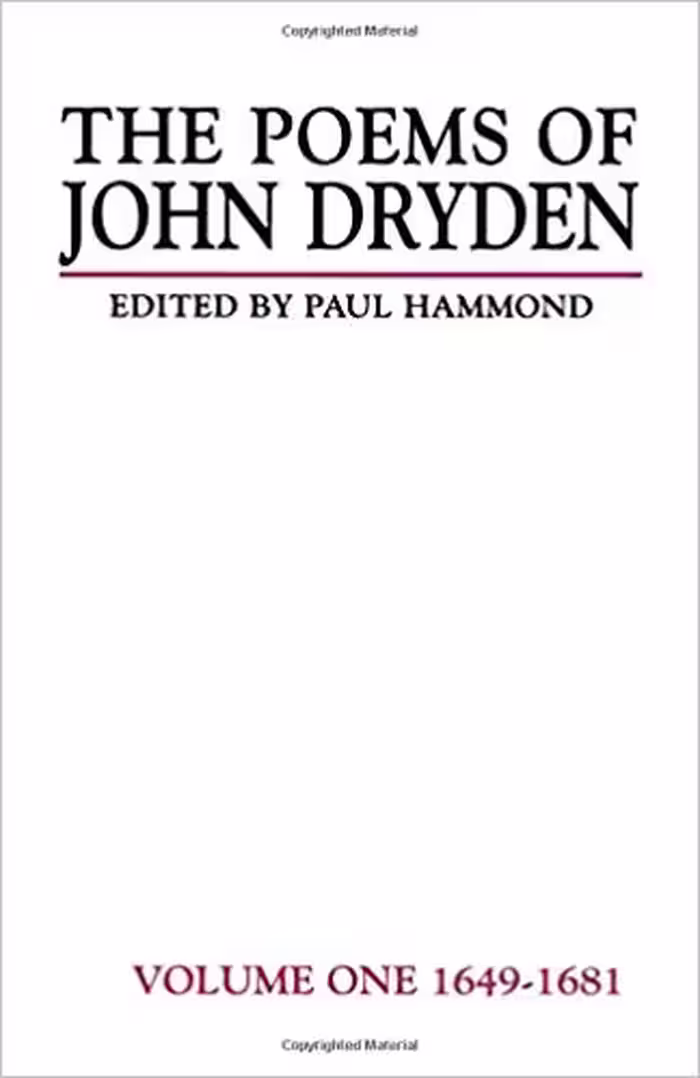 خرید و دانلود نسخه کامل کتاب The Poems of John Dryden: Volume One: 1649-1681 (Longman Annotated English Poets)