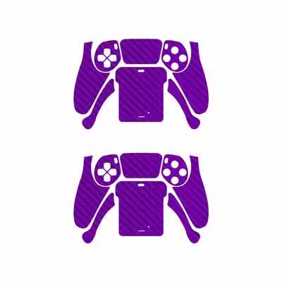 برچسب دسته بازی PS5 ماهوت مدل Purple-Fiber بسته دو عددی