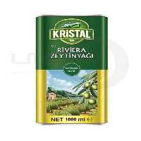 روغن زیتون فلزی کریستال 1 لیتر KRISTAL