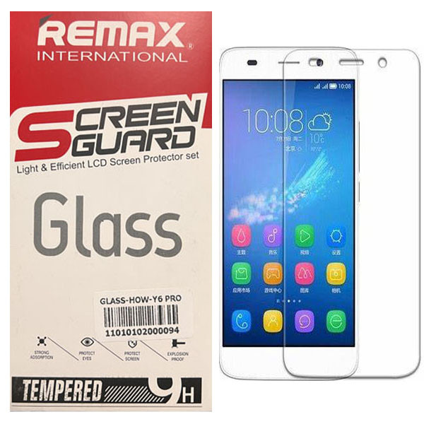 محافظ صفحه نمایش شیشه ای ریمکس مدل Sapphire Screen مناسب برای گوشی موبایل هوآوی Y6 Pro | کالا برتری